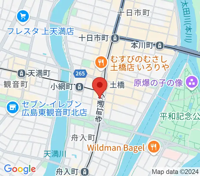 スタジオGの地図