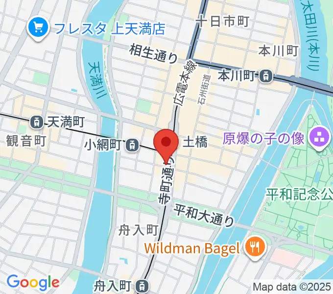 スタジオGの地図