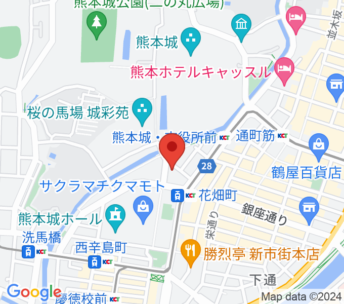 熊本市国際交流会館の場所