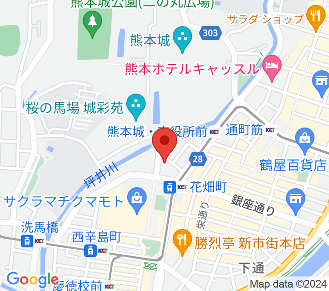 熊本市国際交流会館の場所