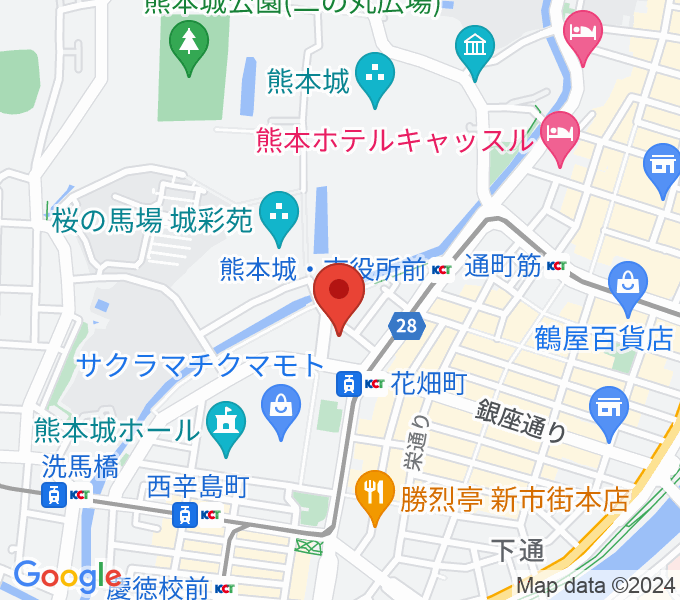 熊本市国際交流会館 多目的ルームの場所