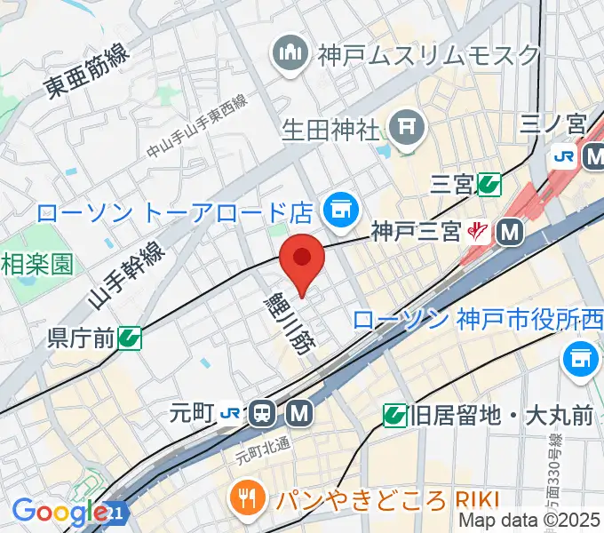 ミスルトゥー・ミュージック・スクールの地図