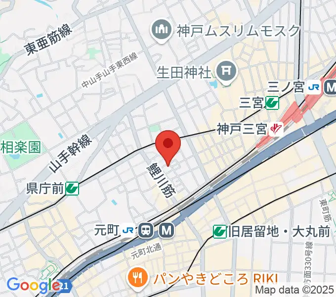 ミスルトゥー・ミュージック・スクールの地図