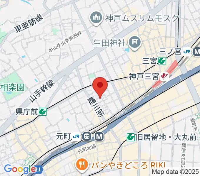 ミスルトゥー・ミュージック・スクールの地図