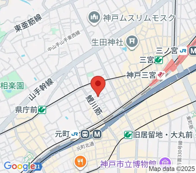 ミスルトゥー・ミュージック・スクールの地図