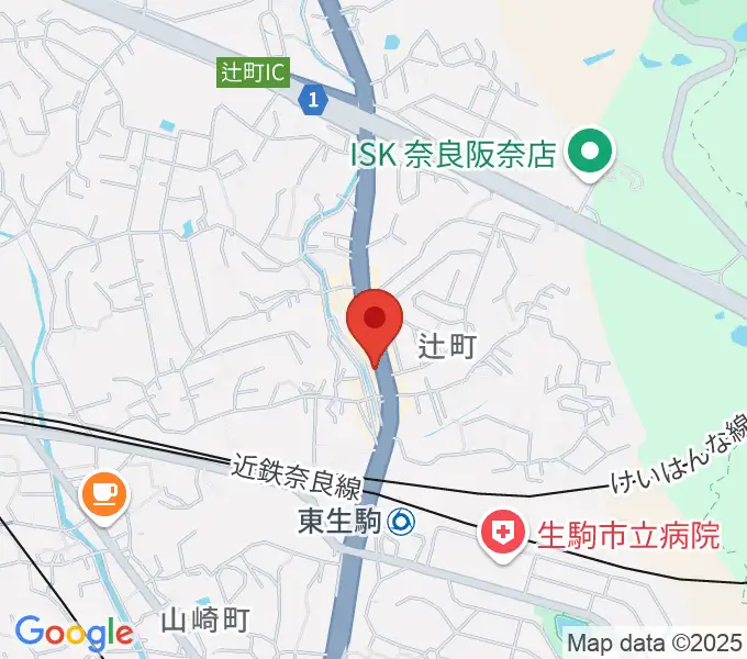 天理楽器 生駒店の地図