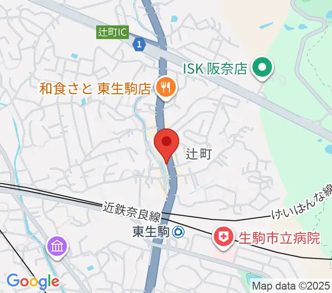 天理楽器 生駒店の地図