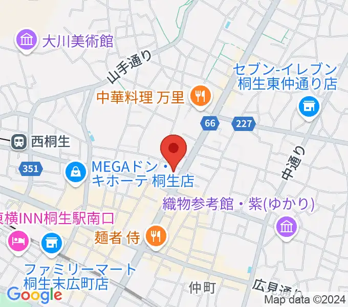 青柳プライベートギターレッスンの地図