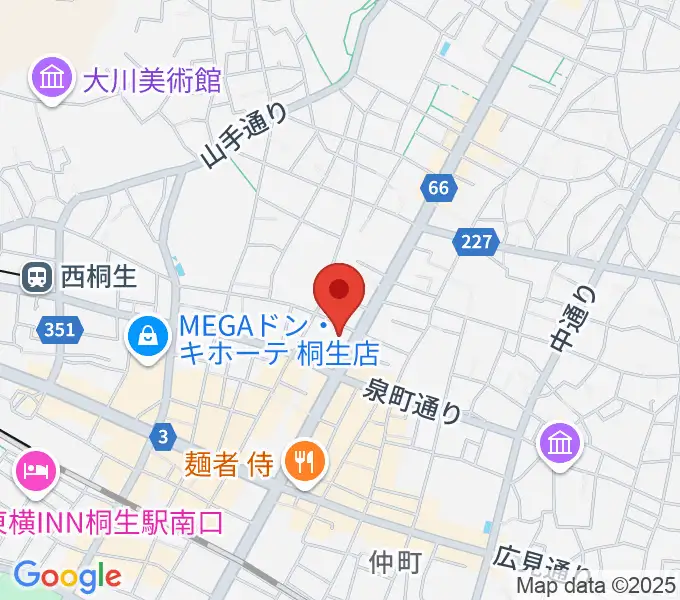 青柳プライベートギターレッスンの地図