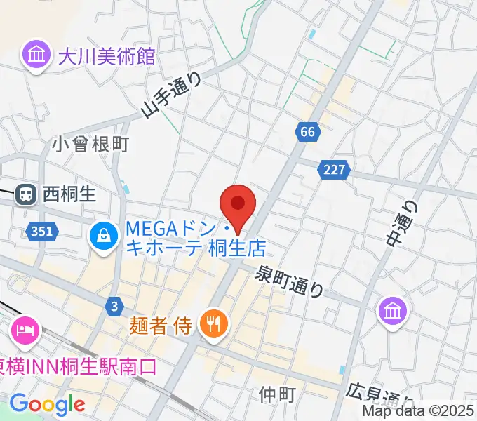 青柳プライベートギターレッスンの地図