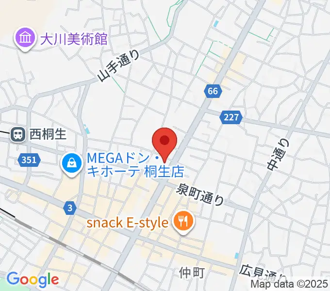 青柳プライベートギターレッスンの地図