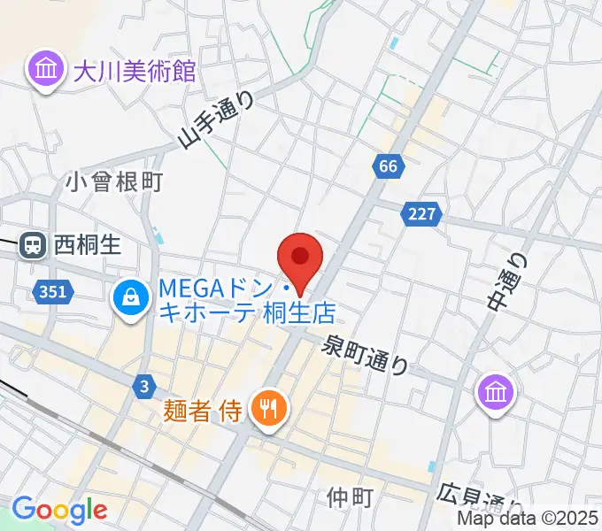 青柳プライベートギターレッスンの地図