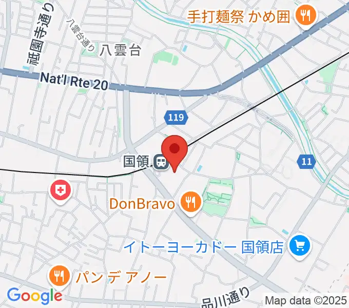 調布カルチャーセンターの地図