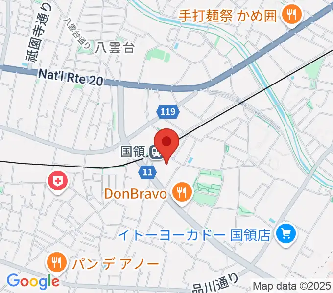 調布カルチャーセンターの地図