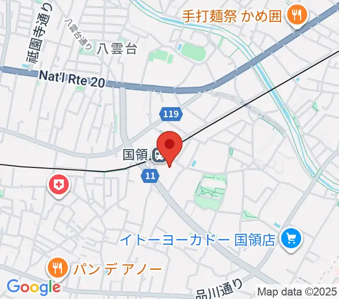 調布カルチャーセンターの地図
