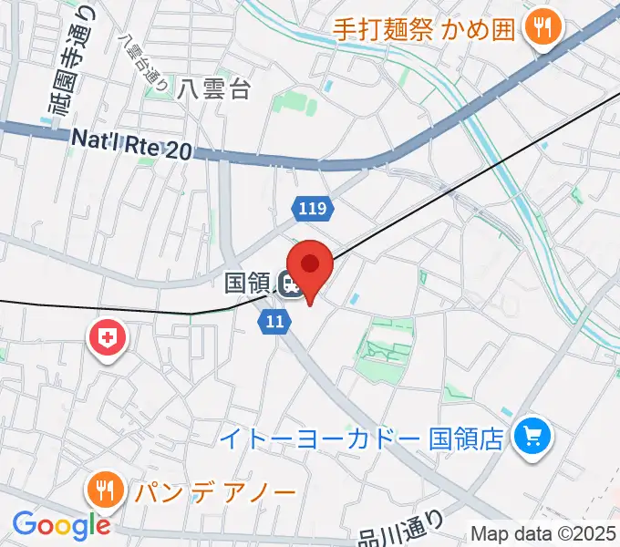 調布カルチャーセンターの地図