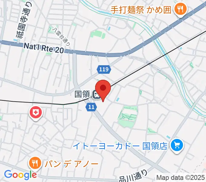 調布カルチャーセンターの地図