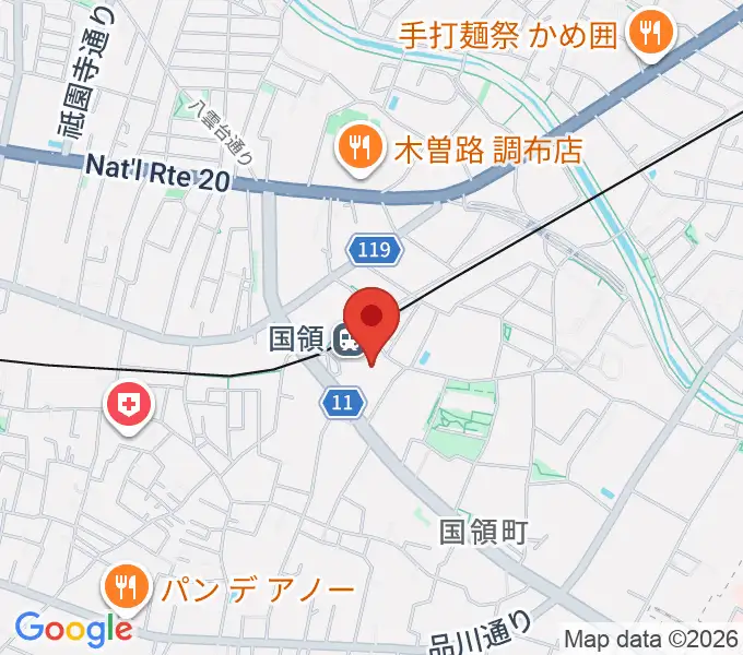 調布カルチャーセンターの地図