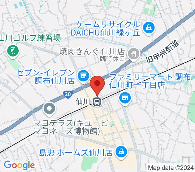 仙川カルチャーセンターの地図