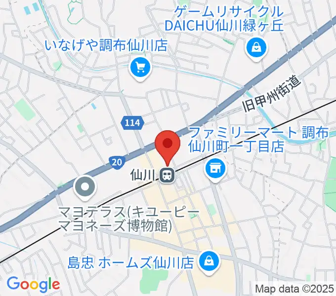 仙川カルチャーセンターの地図