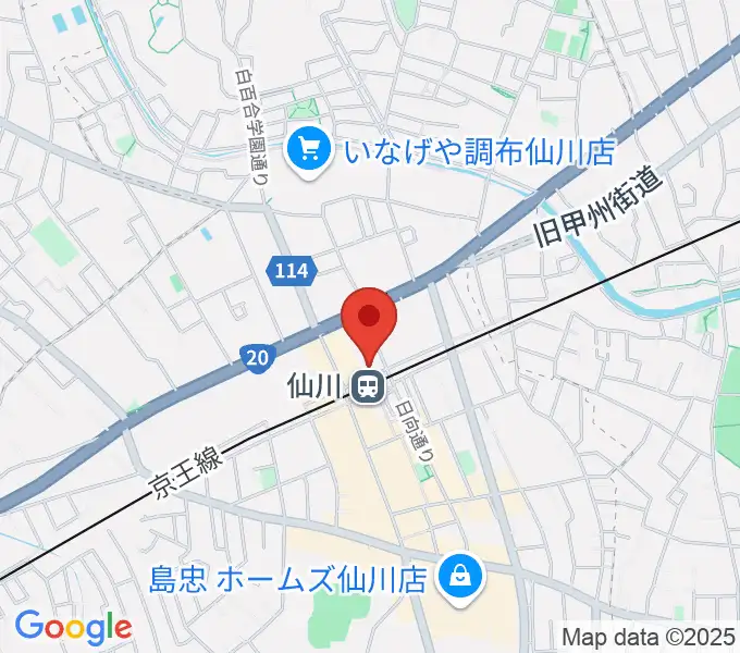 仙川カルチャーセンターの地図