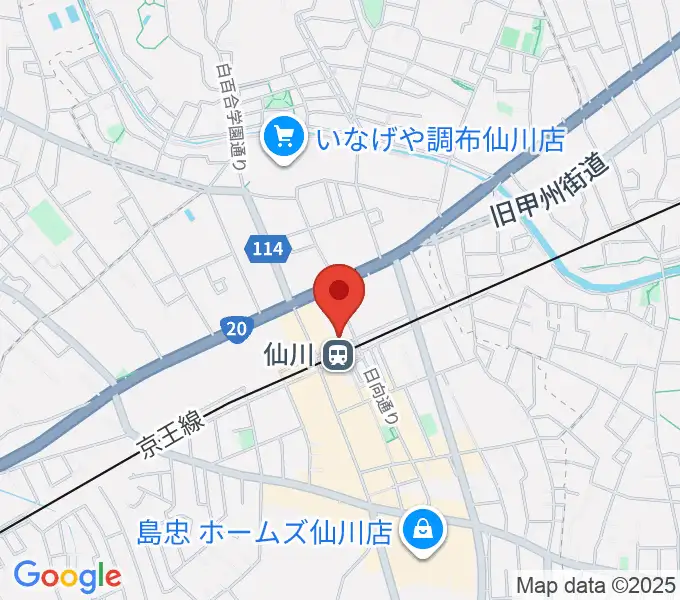仙川カルチャーセンターの地図