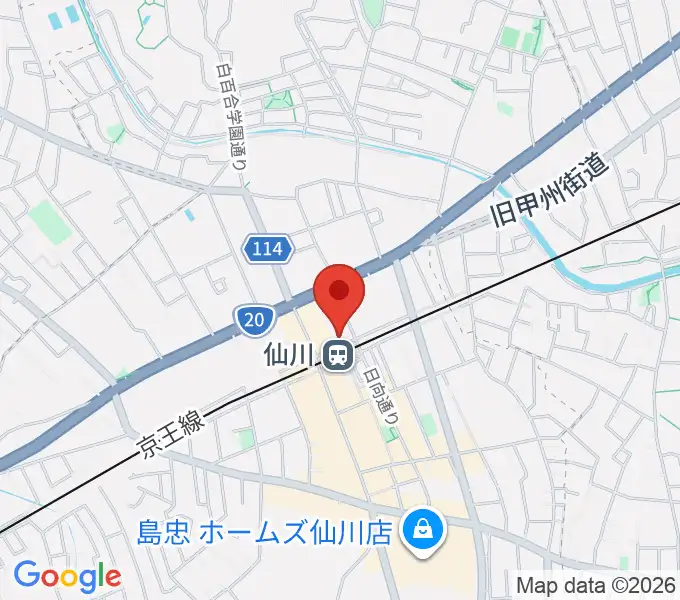 仙川カルチャーセンターの地図