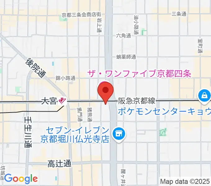 京都ルータールーターの地図