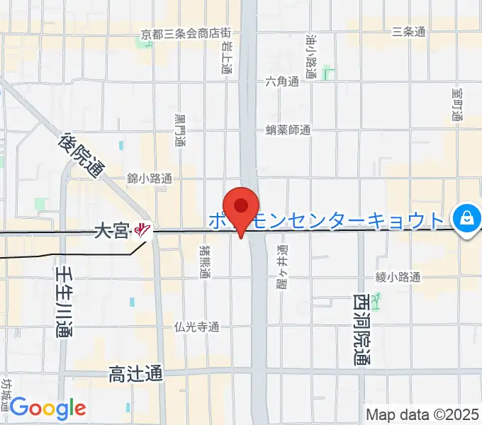 京都ルータールーターの地図