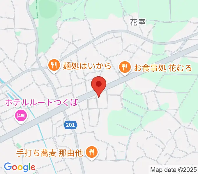 ミュージックプラント 花室スタジオの地図