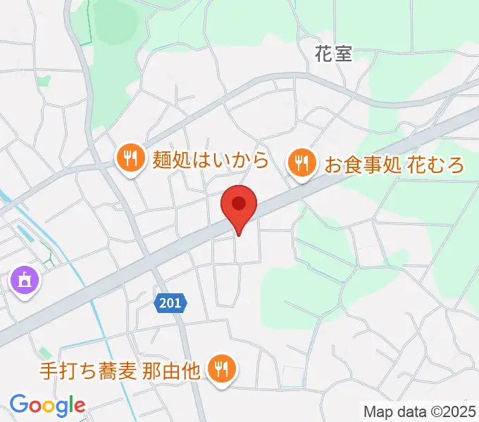 ミュージックプラント 花室スタジオの地図