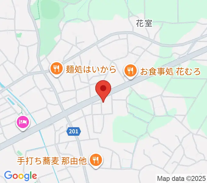 ミュージックプラント 花室スタジオの地図