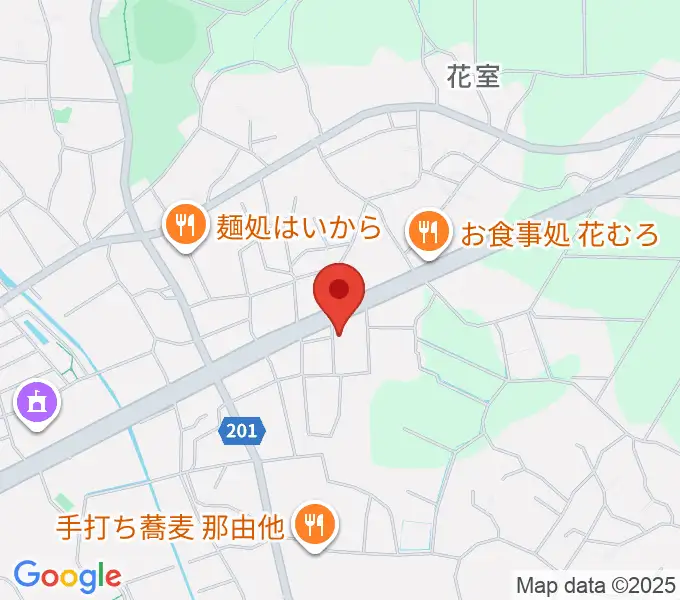 ミュージックプラント 花室スタジオの地図
