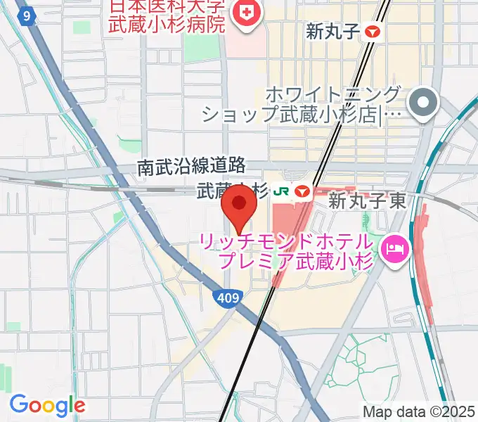 ヨークカルチャーセンター小杉の地図