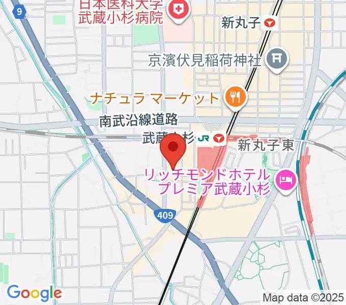 ヨークカルチャーセンター小杉の地図