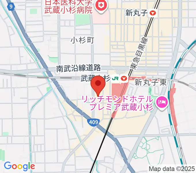 ヨークカルチャーセンター小杉の地図