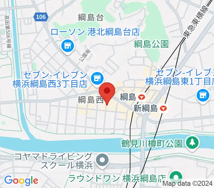 綱島カルチャーセンターの地図