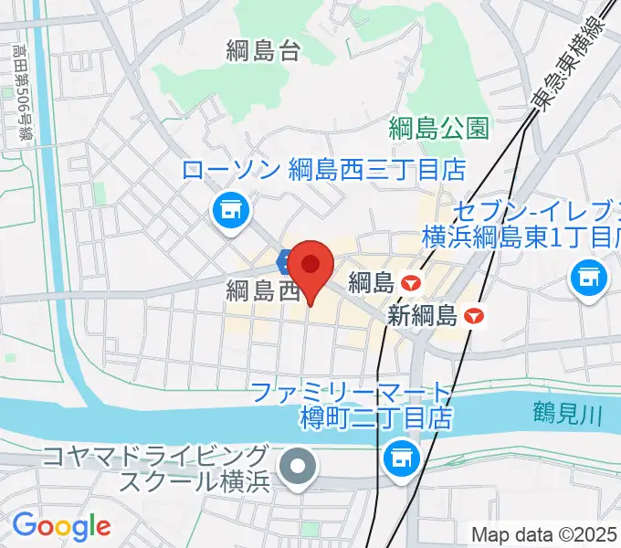 綱島カルチャーセンターの地図