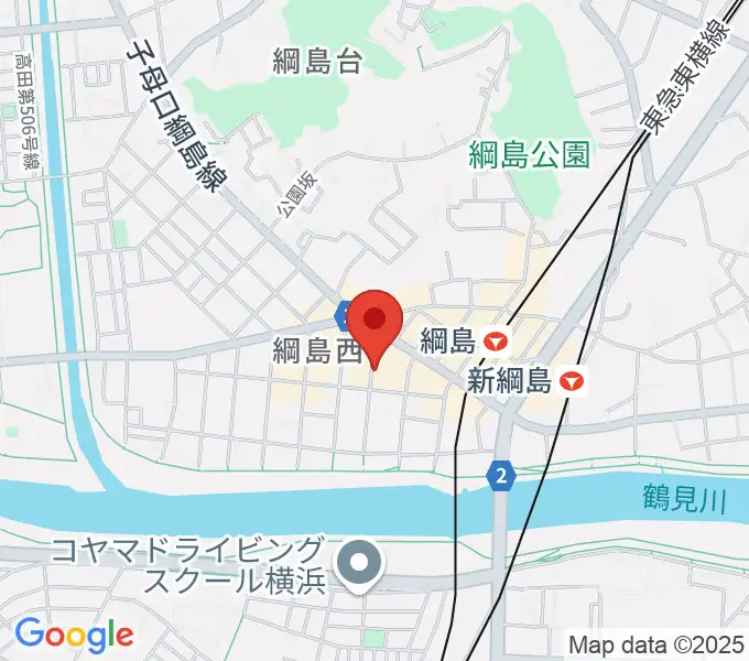 綱島カルチャーセンターの地図