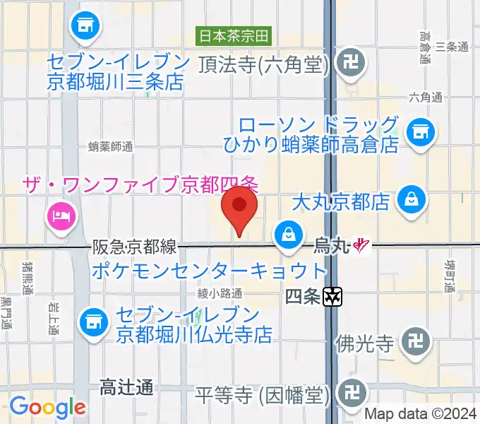 京都MOJOの地図