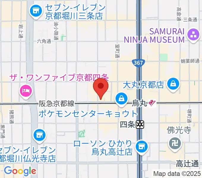 京都MOJOの地図