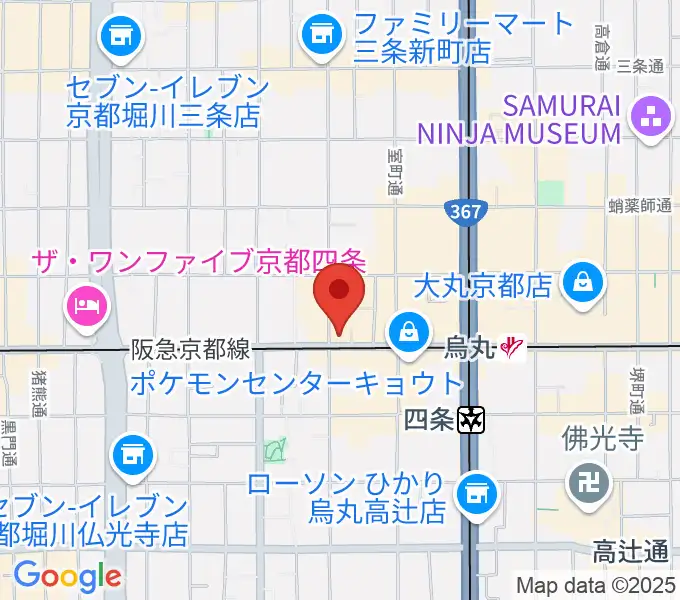 京都MOJOの地図