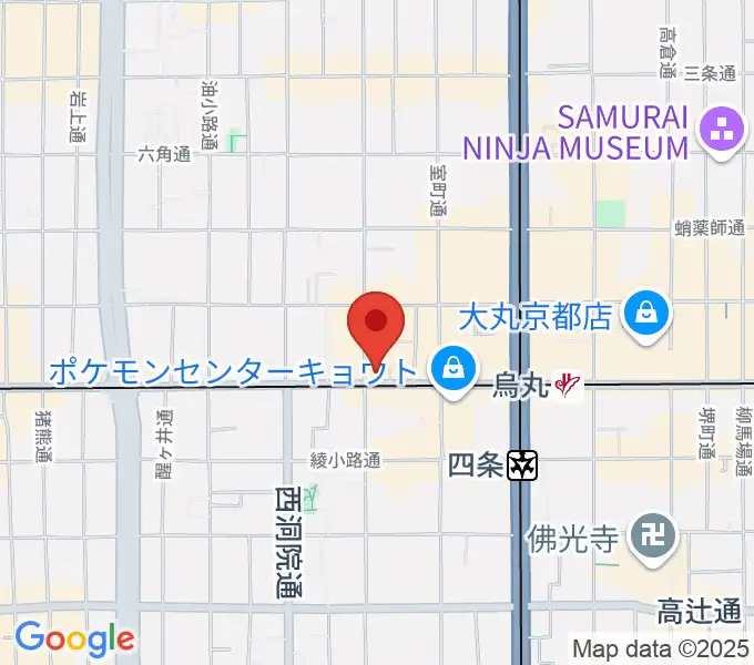 京都MOJOの地図