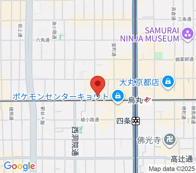 京都MOJOの地図