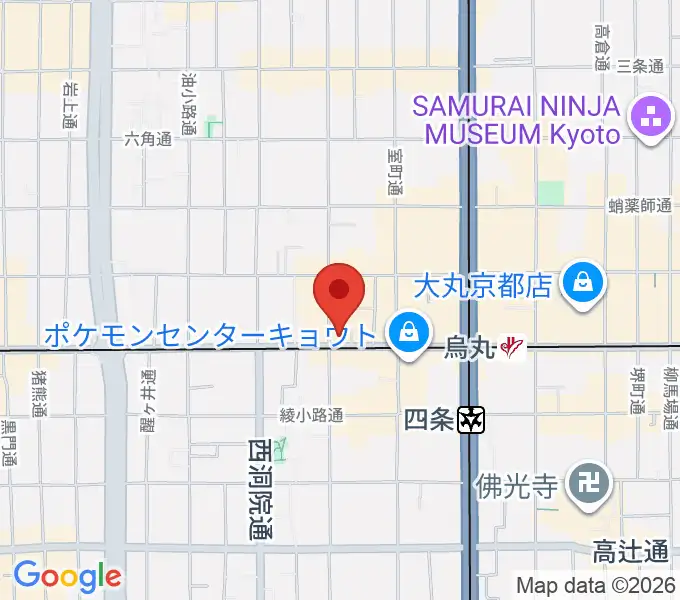 京都MOJOの地図