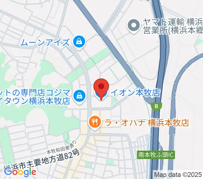 カルチャーセンター本牧の地図