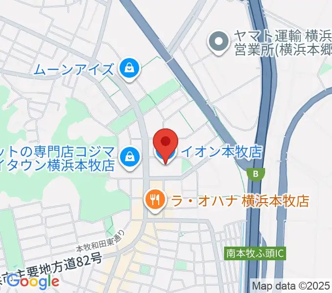カルチャーセンター本牧の地図