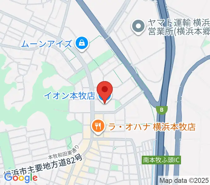 カルチャーセンター本牧の地図