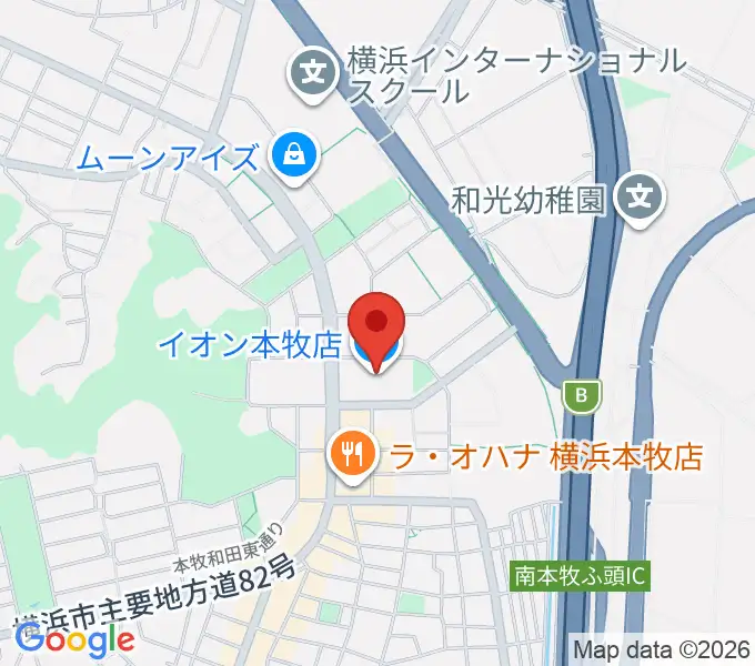 カルチャーセンター本牧の地図