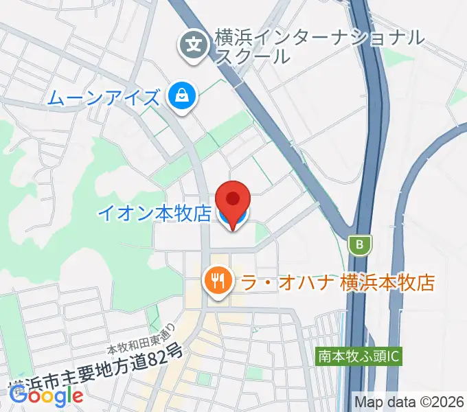 カルチャーセンター本牧の地図